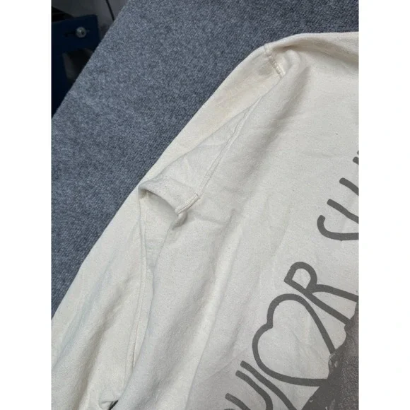 Taylor Swift The Eras Tour Hoodie XL Cream Beige Graphic Sweatshirt Merch - Picture 10 of 12